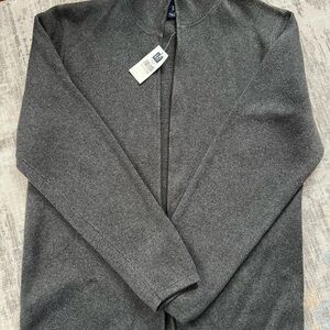 GAP vintage Men's Gray Sweater zip up NEW